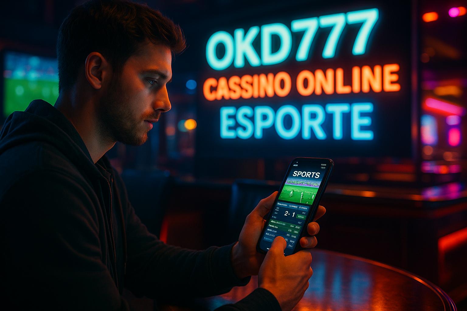 Aposte em apostas esportivas no cassino online OKD777