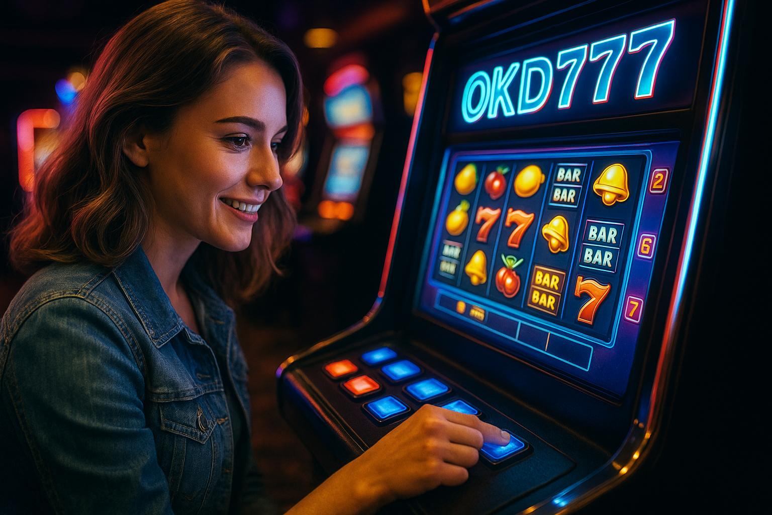 Explore o mundo das slot machines no OKD777 Casino